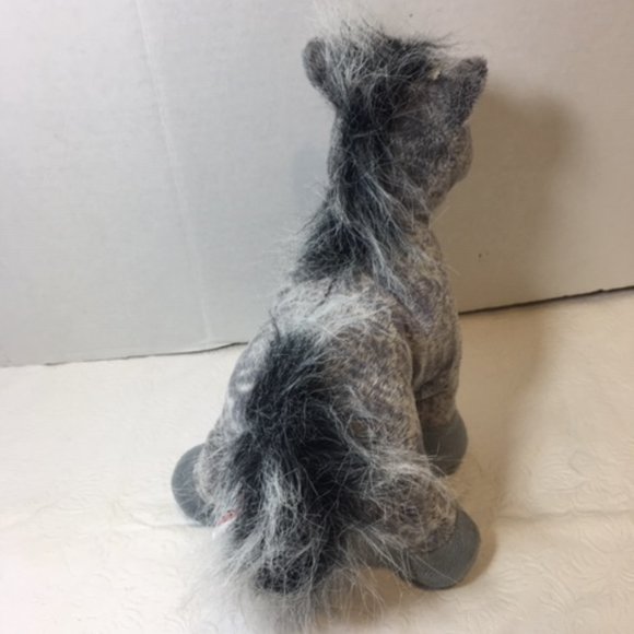 Ganz Webkinz Signature Plush Toy 10" Grey Arabian Horse Stuffed Animal - Picture 4 of 8